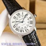 Cartier Imported 9019 Movement 42MM in Diameter with Diamond Men Watch